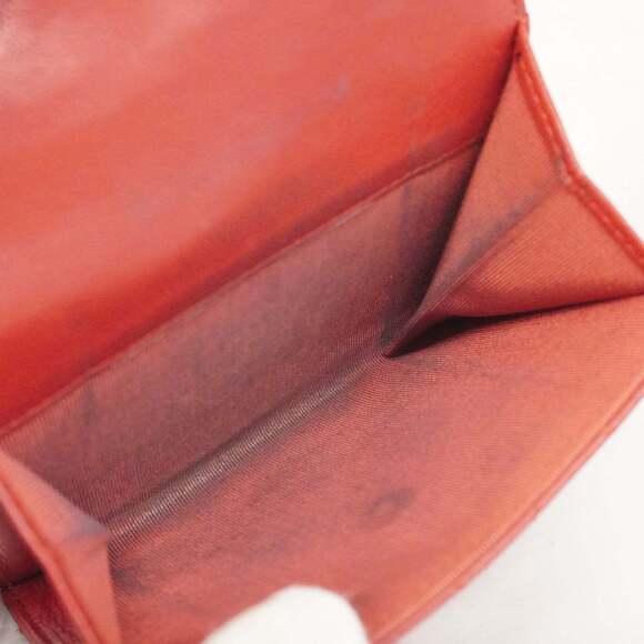 Chanel Matelasse Lambskin Wallet Red Women's - Picture 5 of 16
